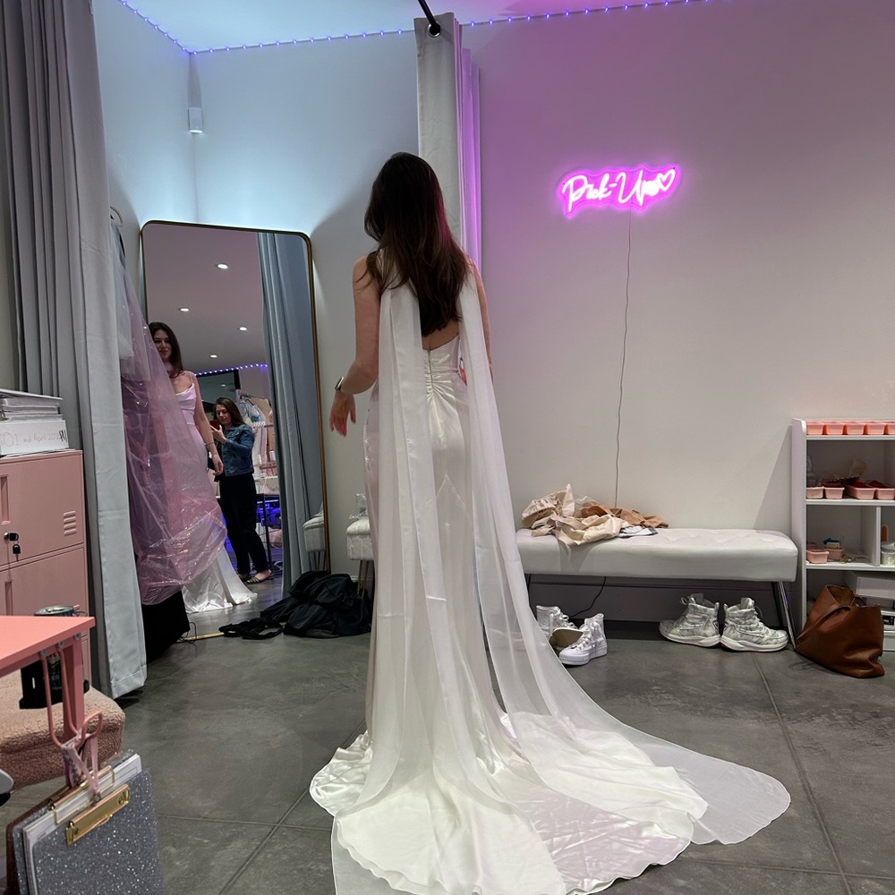 Silk Chiffon Bridal Scarf